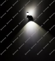 Collingwood LED Halo Up/Down Wall Lights - black - 240v