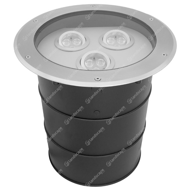Collingwood LED Triple-unit LED Driveway Lights - s/steel - 240v