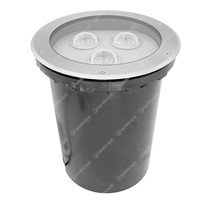 Collingwood LED Triple-unit LED Driveway Lights - s/steel - 240v
