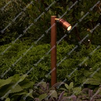 Hunza PURE LED Euro Single Pole Lights - copper 
