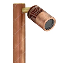 Hunza PURE LED Euro Single Pole Lights - copper 
