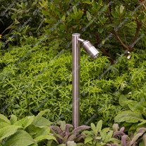 Hunza PURE LED Euro Single Pole Lights - s/steel