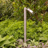 Hunza PURE LED Euro Single Pole Lights - s/steel
