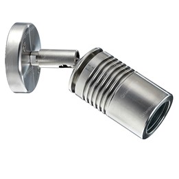 Hunza PURE LED Euro Wall Spots - s/steel