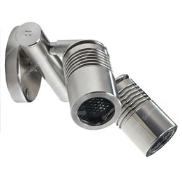 Hunza PURE LED Euro Twin Wall Spots - s/steel