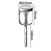 Hunza PURE LED Spike Spots - copper