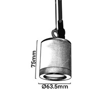 Hunza PURE LED Hanging Lights - Eco black