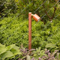Hunza PURE LED Single Pole Lights - copper