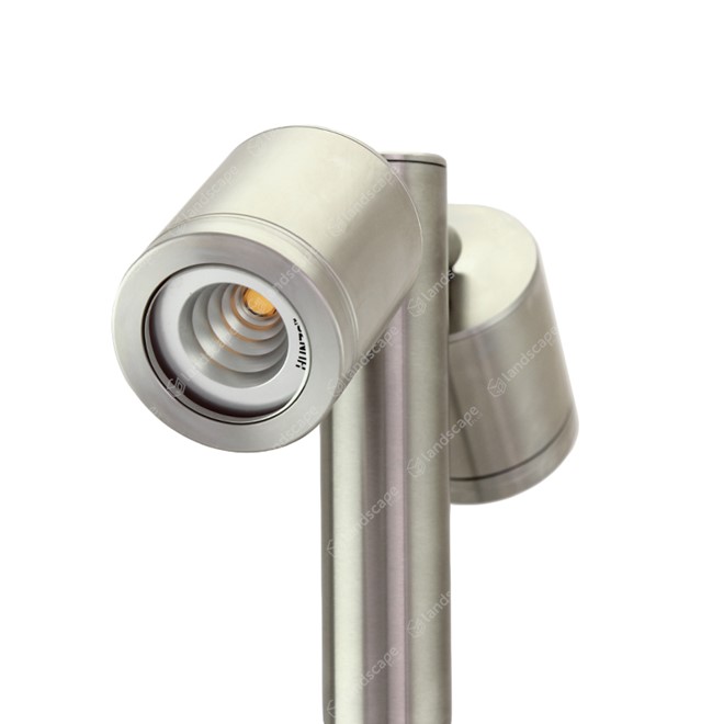 Hunza PURE LED Twin Pole Lights - s/steel