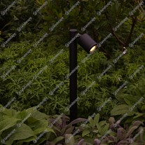 Hunza PURE LED Single Pole Lights - Eco black