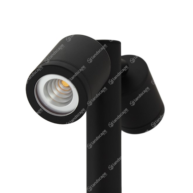 Hunza PURE LED Twin Pole Lights - Eco black