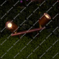 Hunza PURE LED Twin Bar Lights - copper
