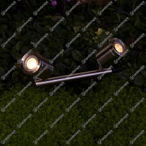 Hunza PURE LED Twin Bar Lights - s/steel