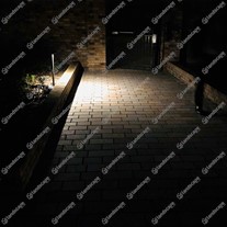 Hunza PURE LED Single Border Lights - s/steel