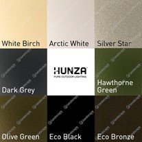 Hunza PURE LED Single Border Lights - Eco black