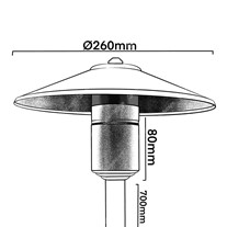 Hunza PURE LED Tier Lights - copper