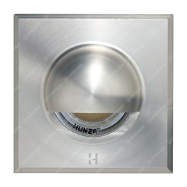 Hunza PURE LED Square Eyelid Step Lights (seamless) - s/steel