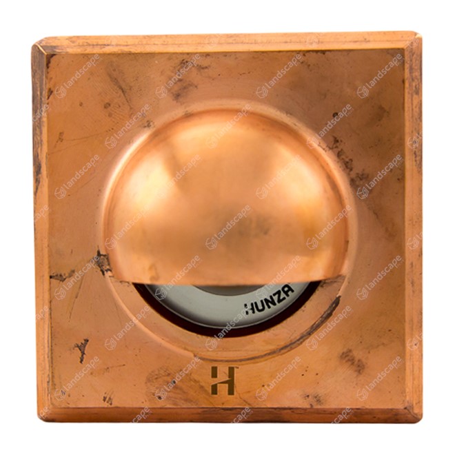 Hunza PURE LED Square Eyelid Step Lights (seamless) - copper