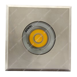 Hunza PURE LED Square Step Lights - s/steel