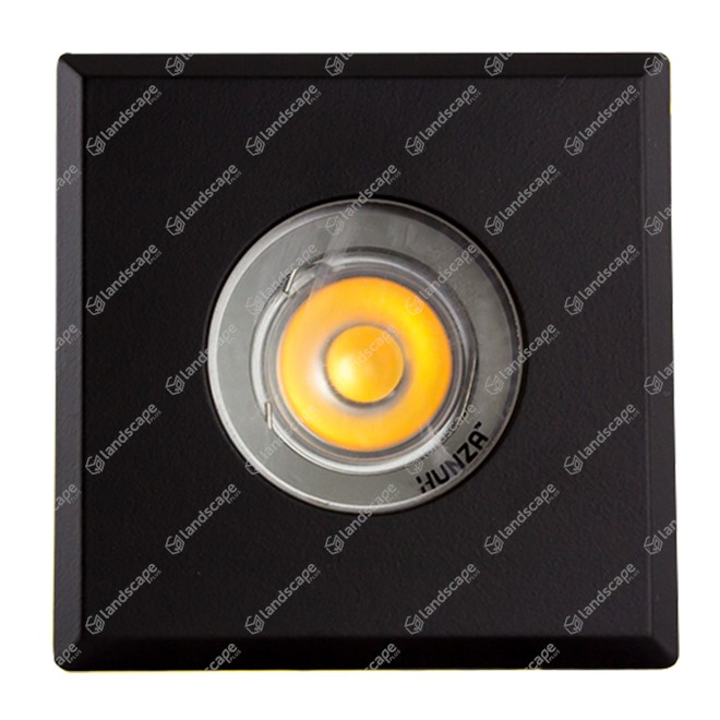 Hunza PURE LED Square Step Lights - Eco black