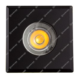 Hunza PURE LED Square Step Lights - Eco black