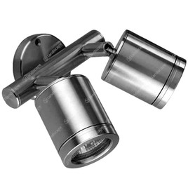 Hunza PURE LED Twin Wall Spots - s/steel