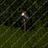 LuxR M1 LED Spike Spotlights - s/steel