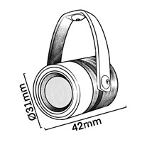 LuxR M1 LED Bracket Spotlights - s/steel