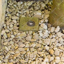 LuxR M1 LED Deck/Step Lights Round - s/steel