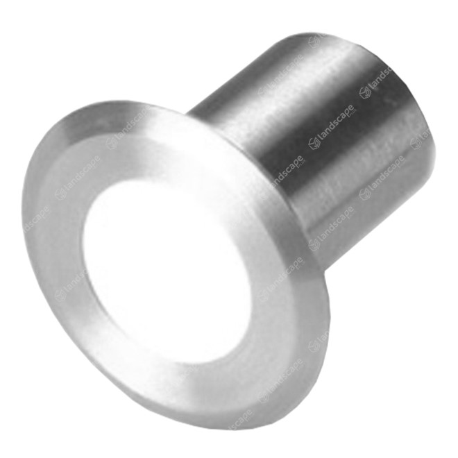 UniLED deck light round - s/steel - frosted