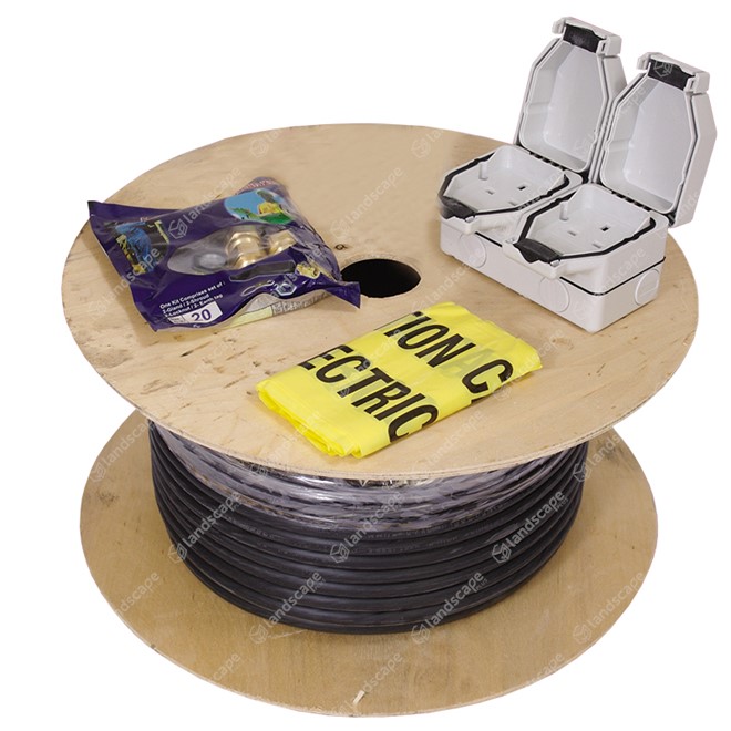 Wire Your Garden Kits with Double Weatherproof Socket